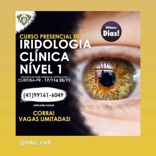 Curso Intensivo Presencial de Iridologia Clínica Nível I